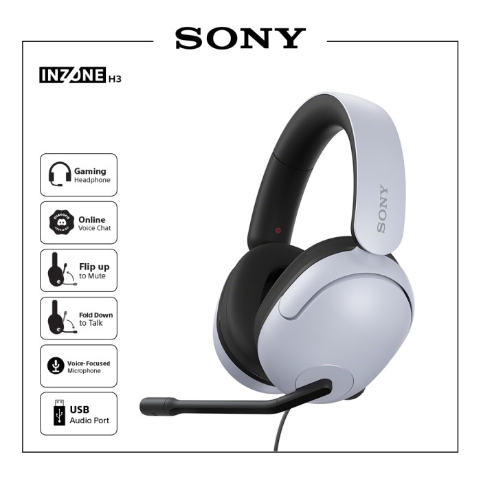 Sony INZONE H3 Wired Gaming Headset-PT Anugrah Niagatama Perkasa