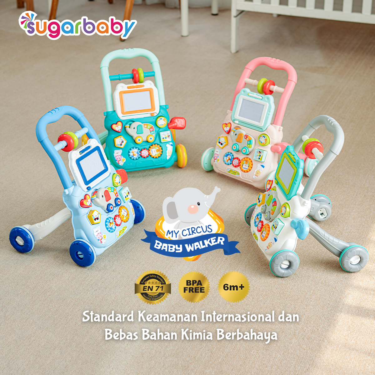 Baby walker atau push walker online