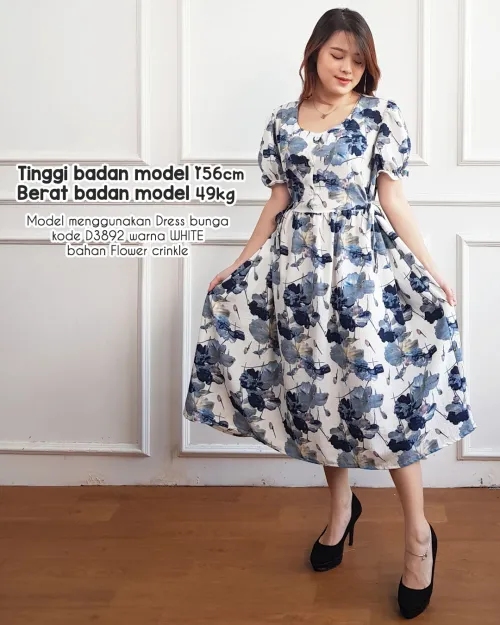 dress casual wanita Fashion Daily Use Clothes For Ladies Daily Wear Casual Dresses For Ladies  In Summer Latest Dress