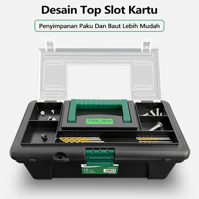 ISKU Hnl Tool Box Mini 12 Inch Kotak Perkakas Kecil 30 14 12cm Kotak Alat  Multi