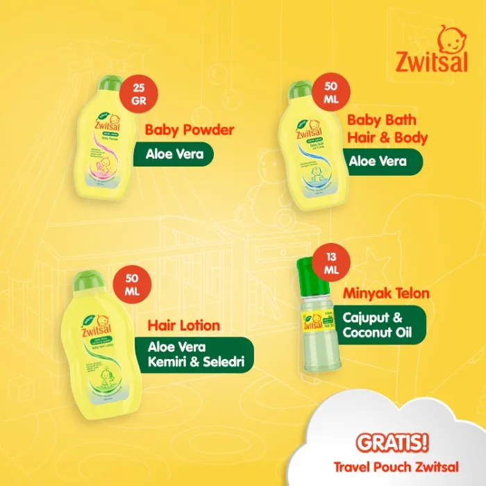 Baby Travel Kit Travel Pack Bayi Hampers Gift Kado Hadiah Bayi new born  Zwitsal mini travel (J983)