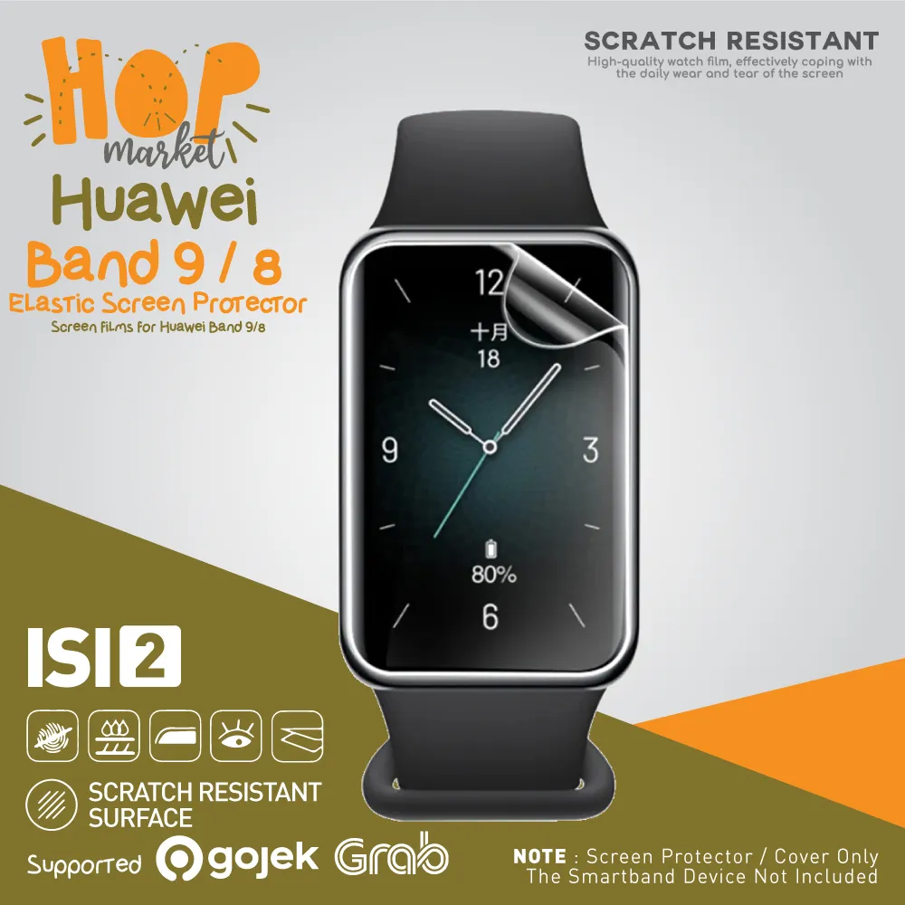 Anti Gores TPU Hydrogel (isi pcs) Screen Protector for Huawei Band 10  Honor Band