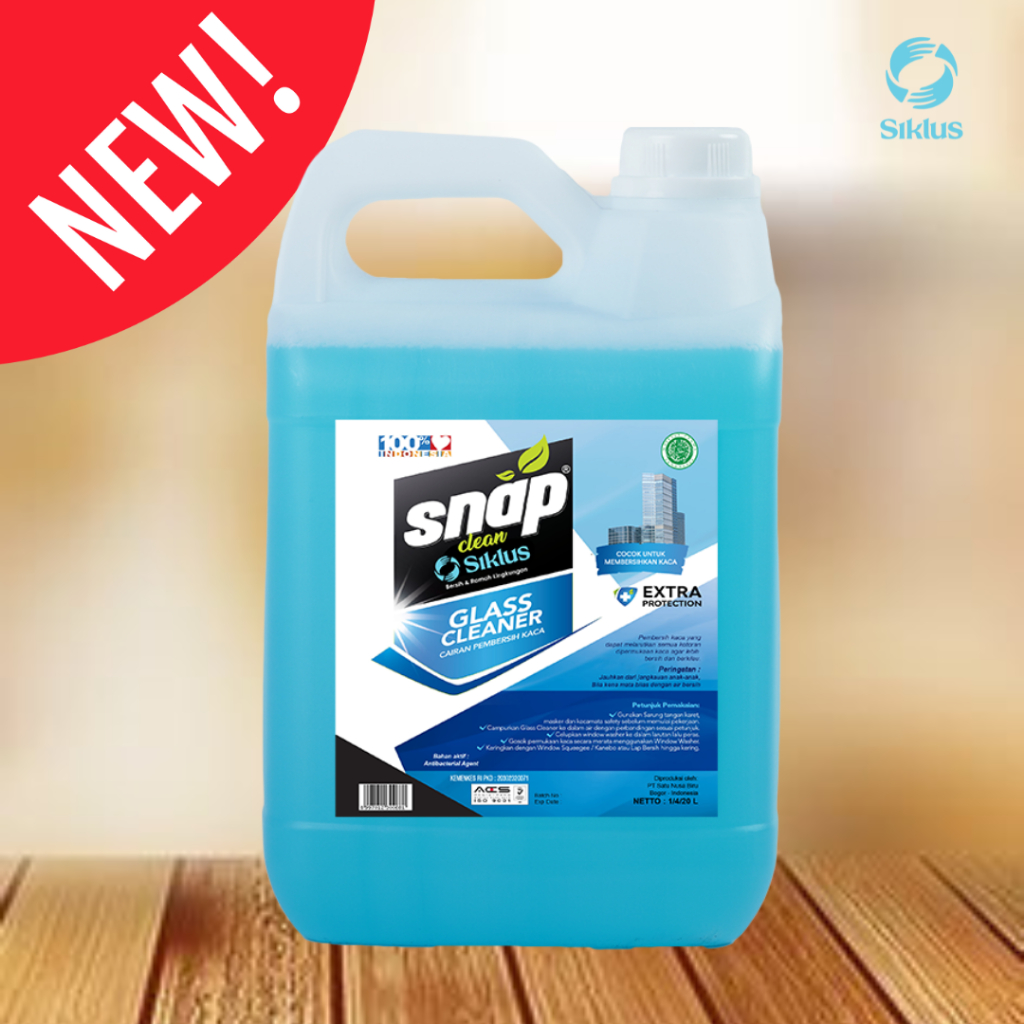 Siklus Glass Cleaner L Jeriken by Snap Clean-Siklus Official
