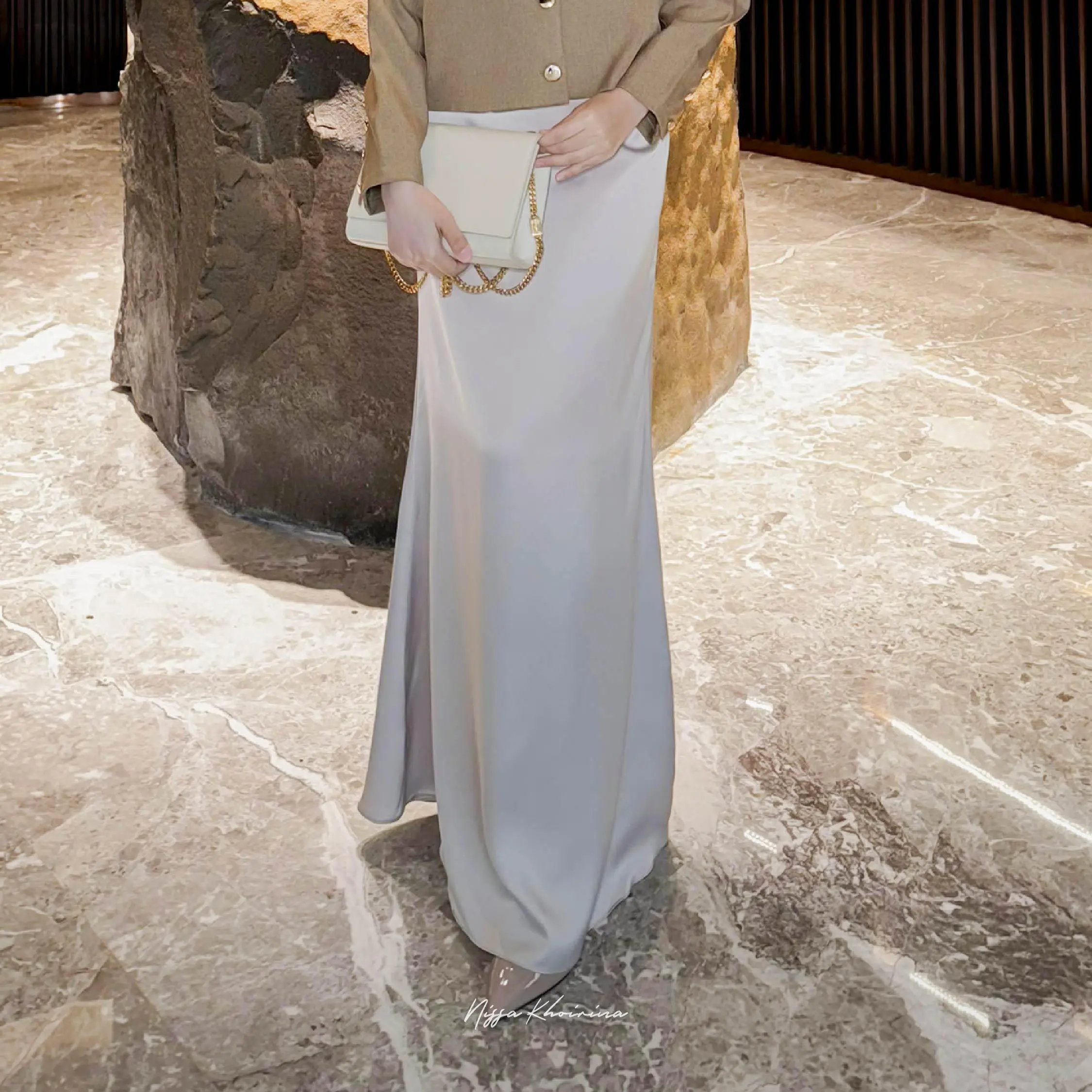 Bynissa-Merry Skirt-Rok-Bawahan-Long Skirt-Fashion Muslim-Ootd