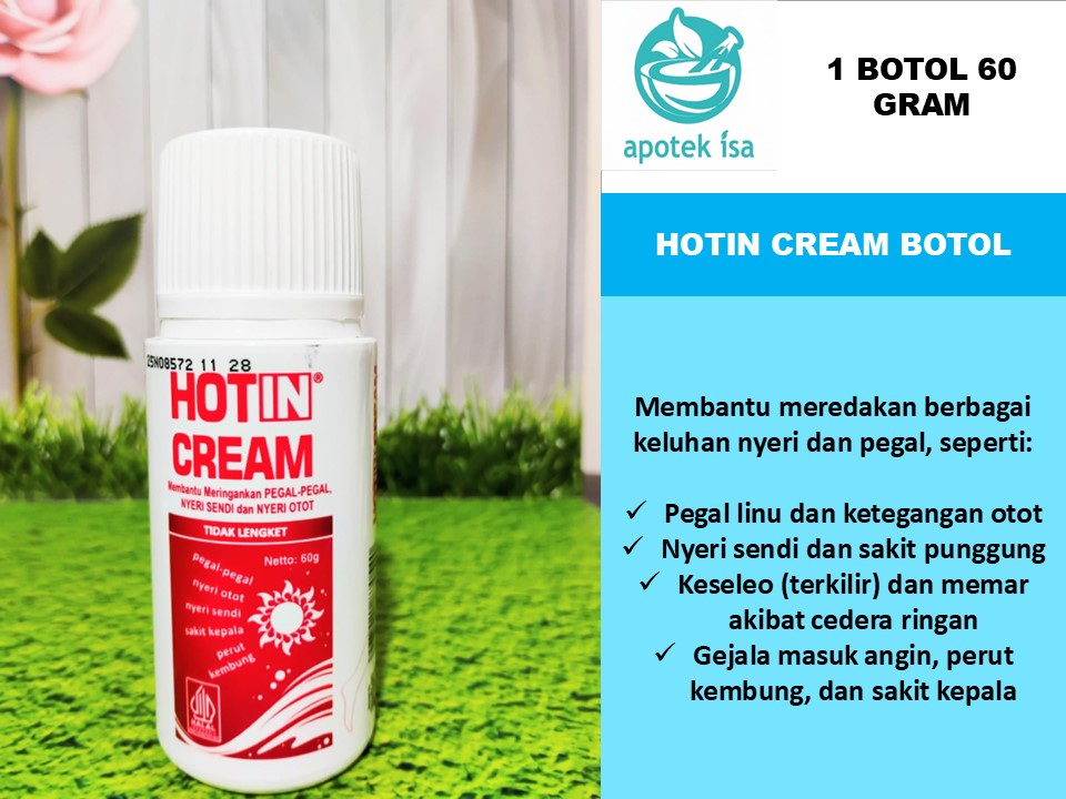 [PUTIH] HOTIN CREAM 60 GRAM BOTOL