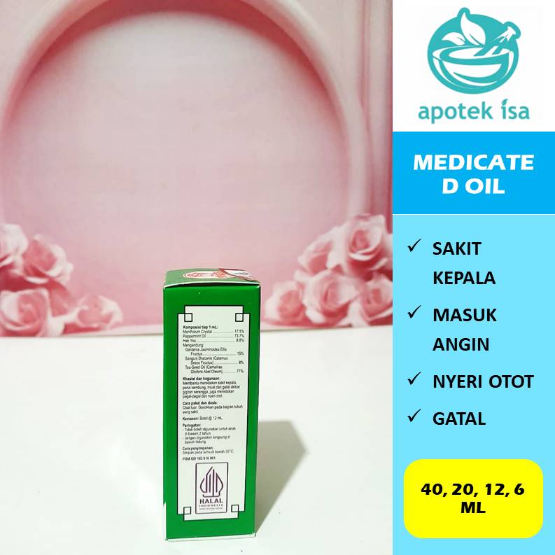 [HIJAU] MEDICATED OIL 12 ML