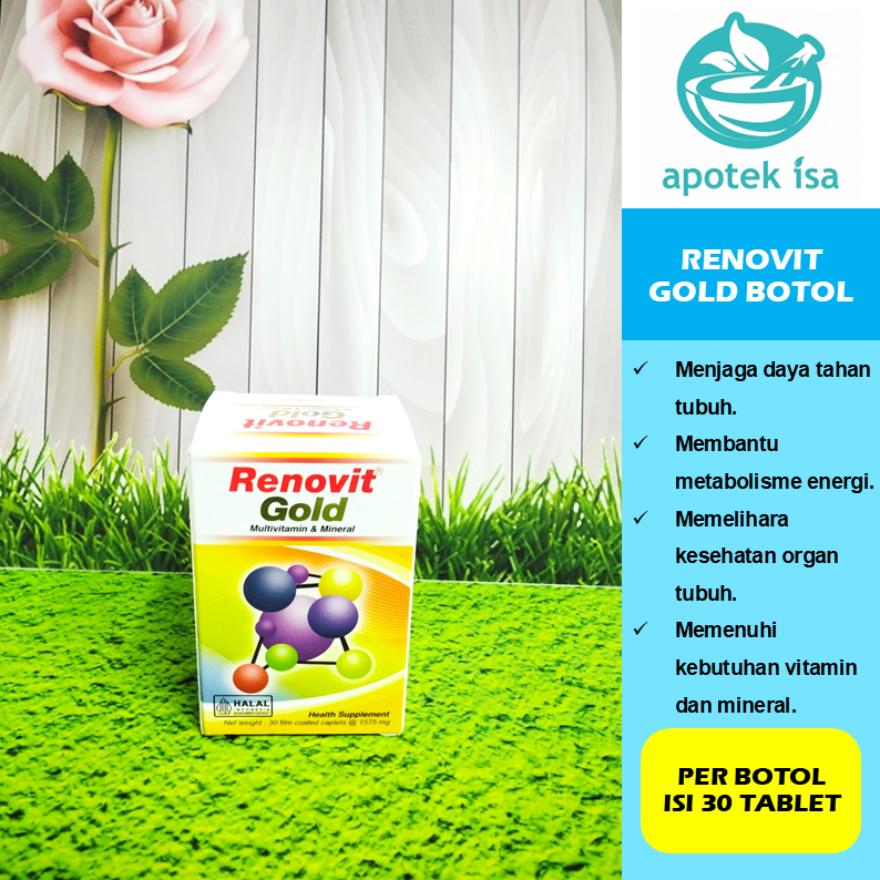 [gold] RENOVIT GOLD BOTOL ISI 30 KAPLET