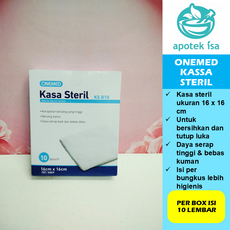 [onemed] KASA STERIL 16X16 CMSI 10 POUCH
