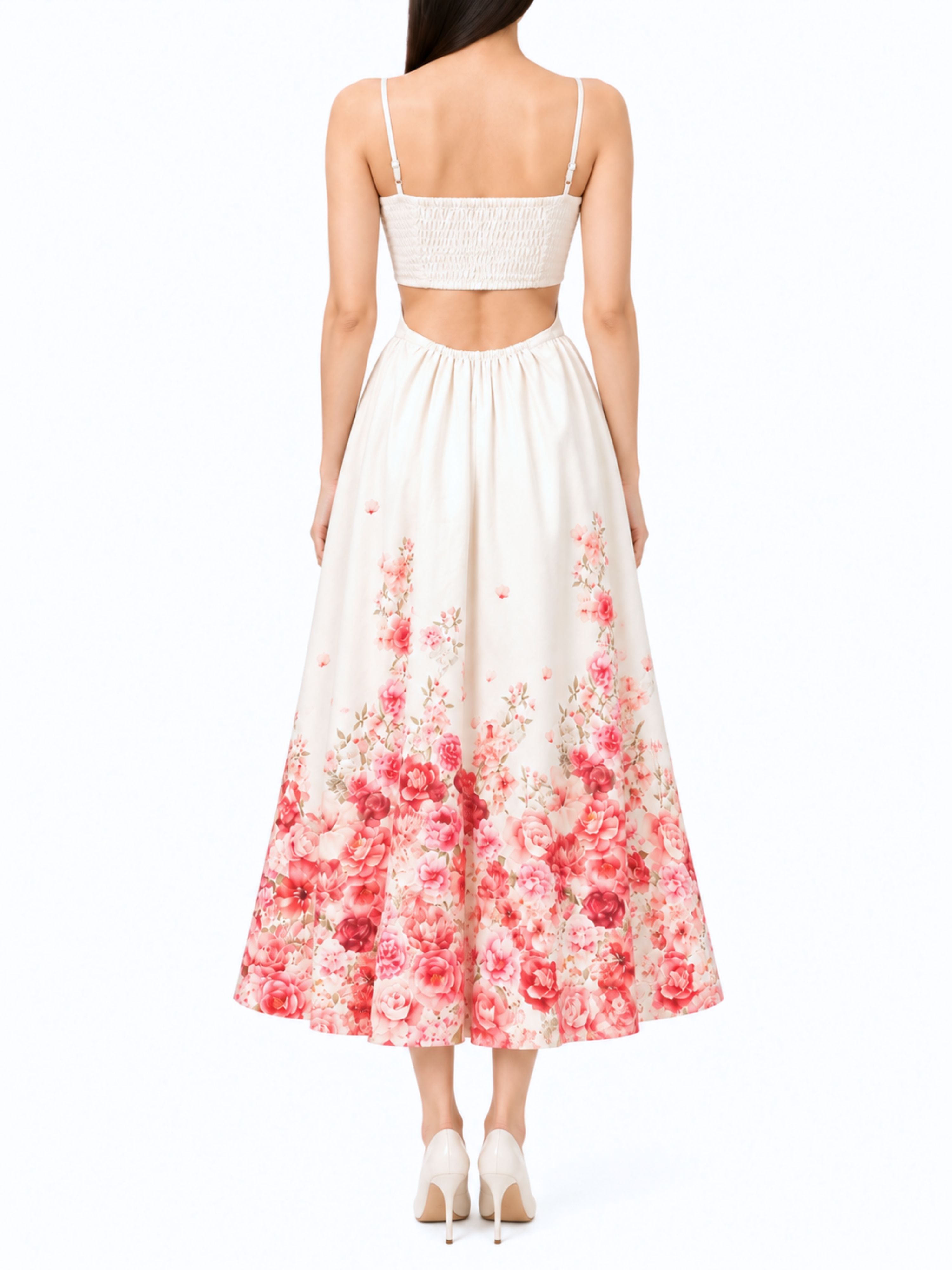 Verera Floral Midi Dress - Image 6