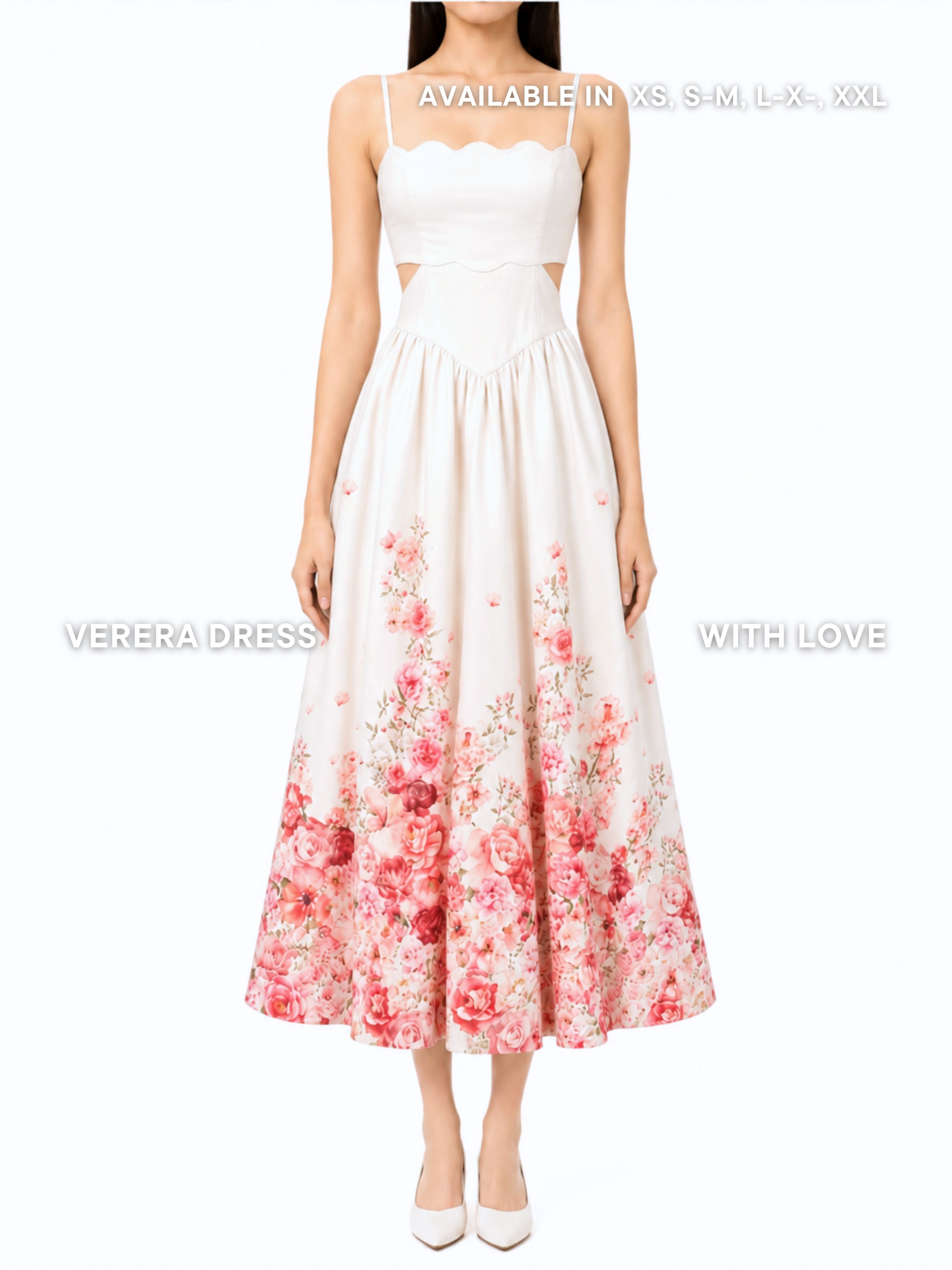 Verera Floral Midi Dress - Image 2