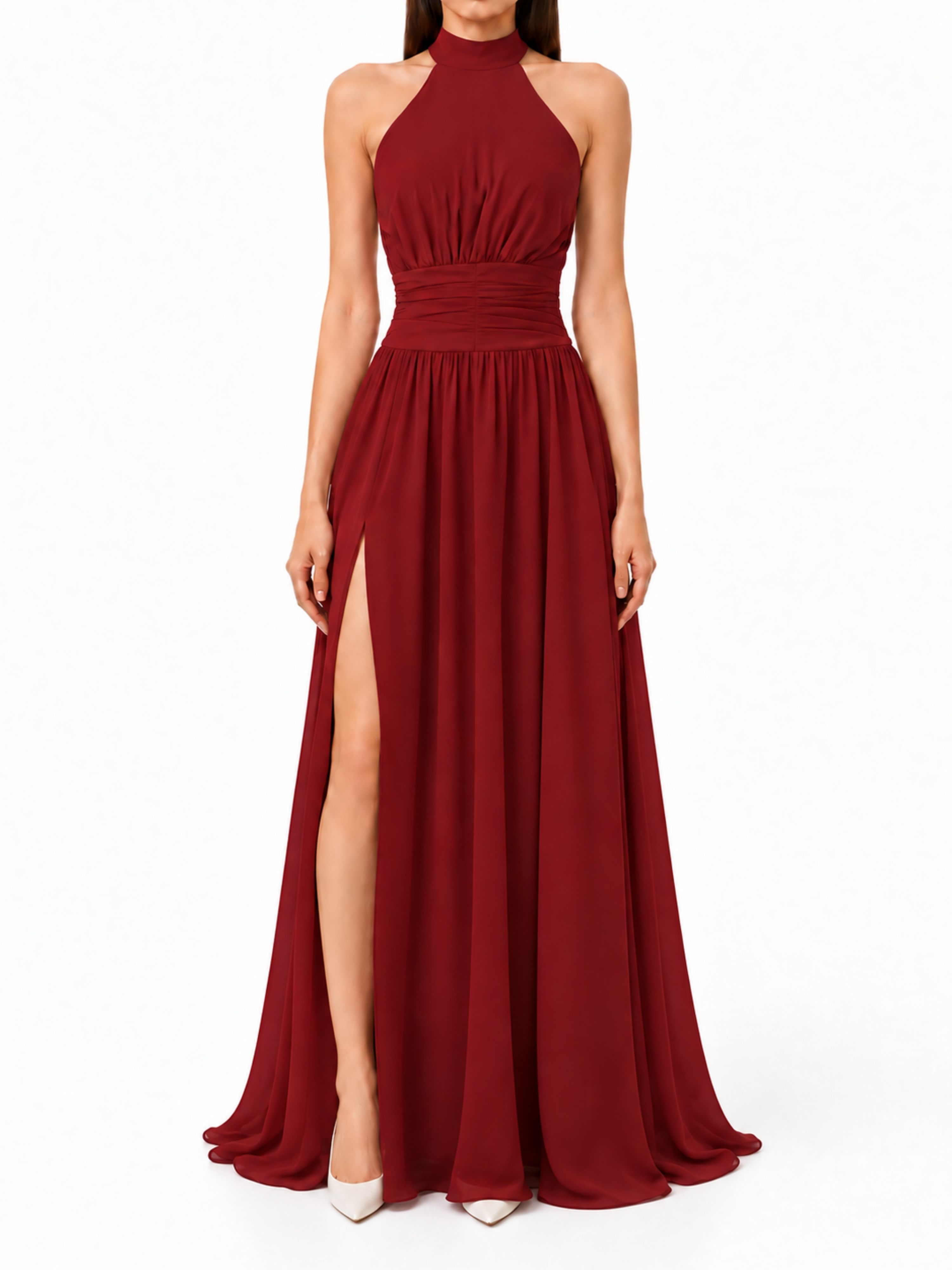 Alexandra Maxi Dress — MERLOT