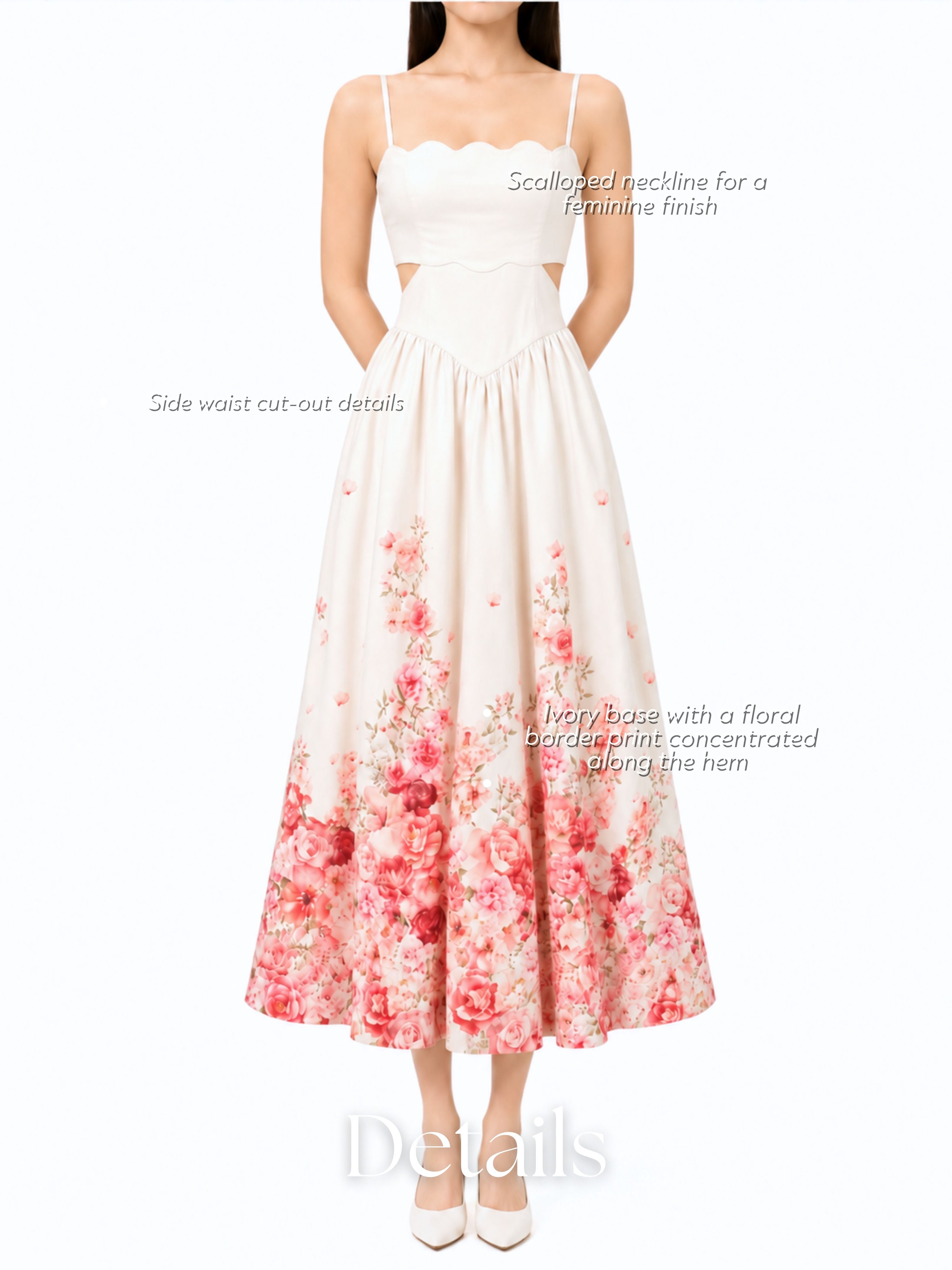 Verera Floral Midi Dress - Image 4