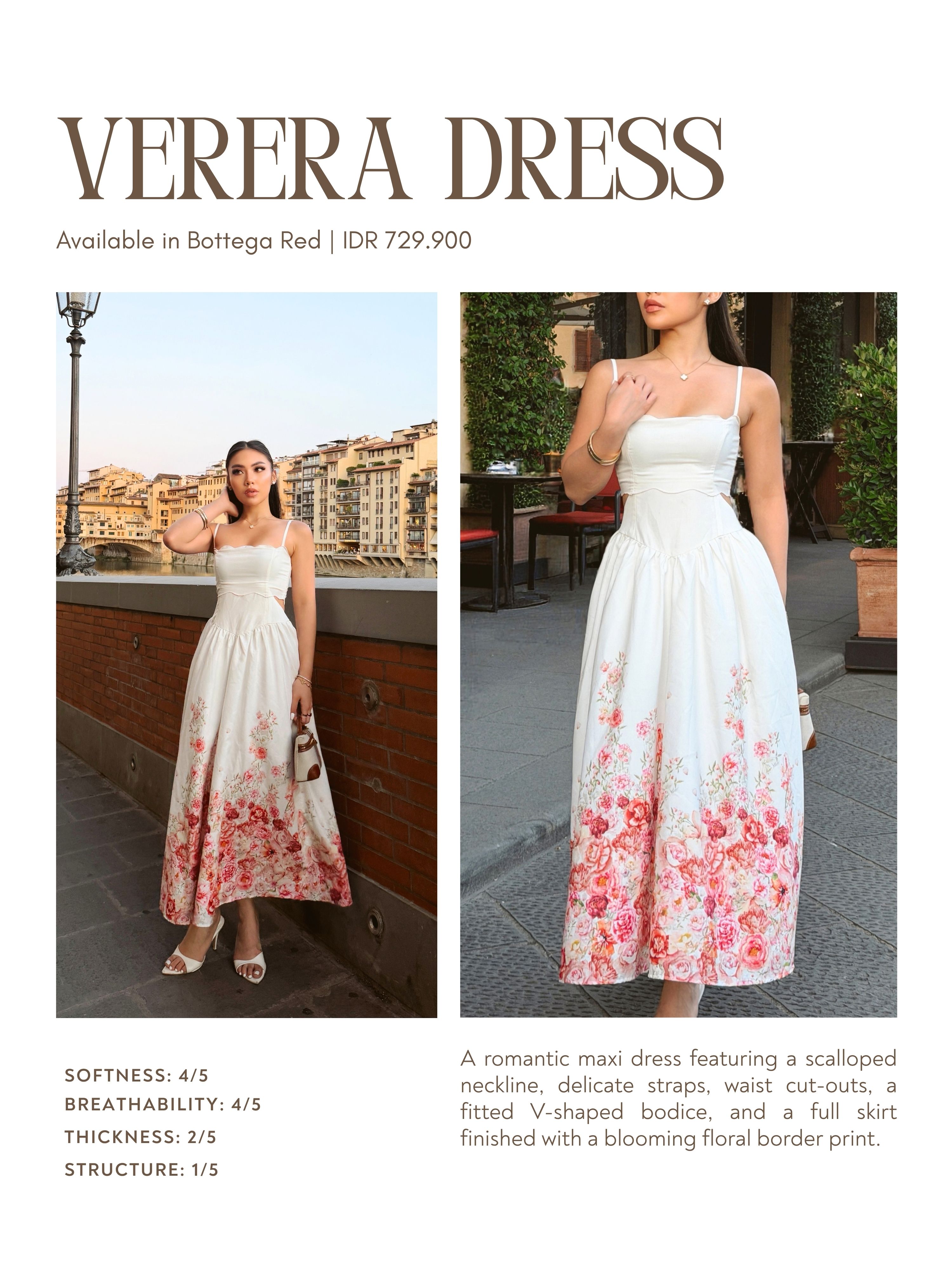 Verera Floral Midi Dress - Image 3
