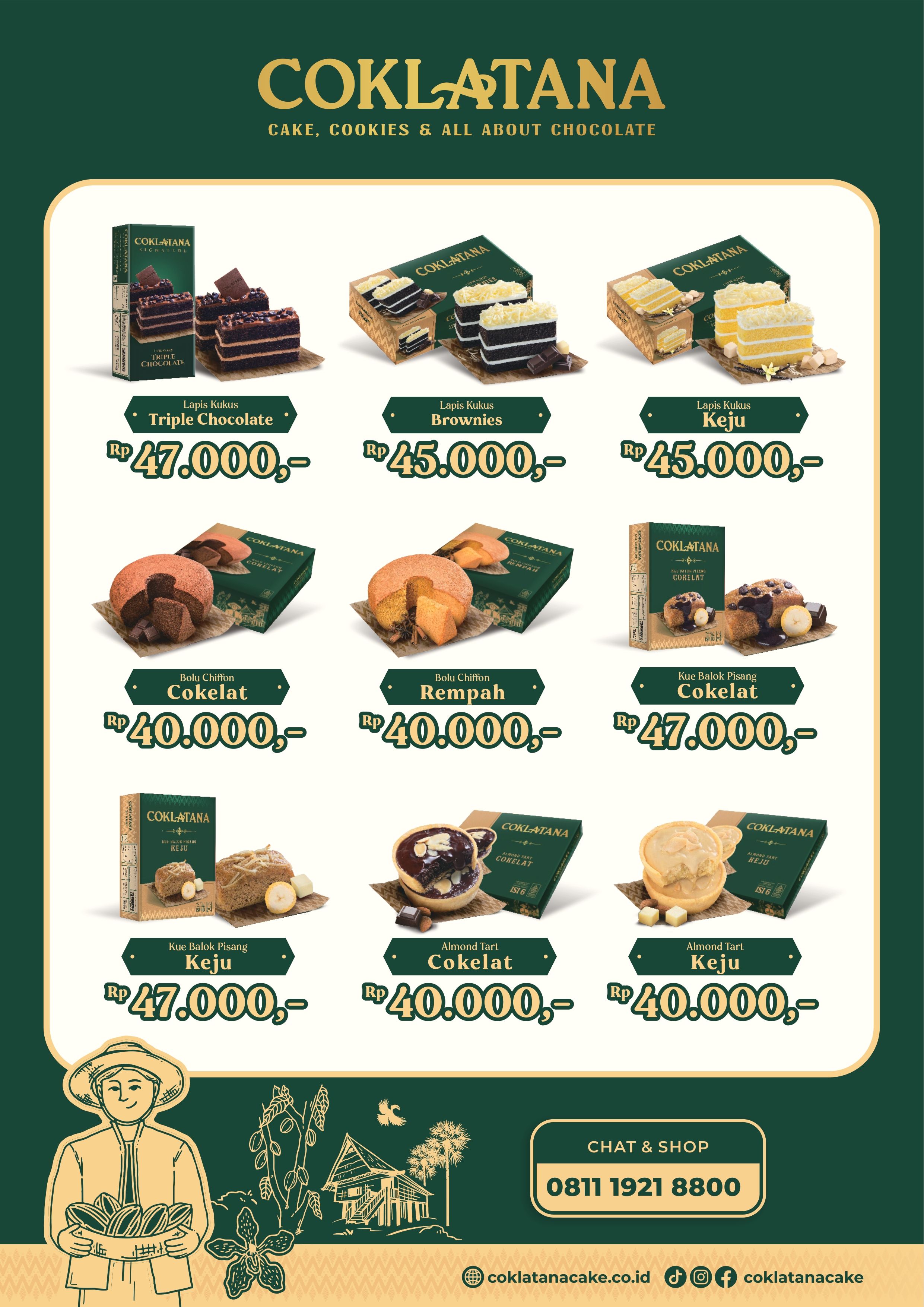 Coklatana Cake - Pettarani