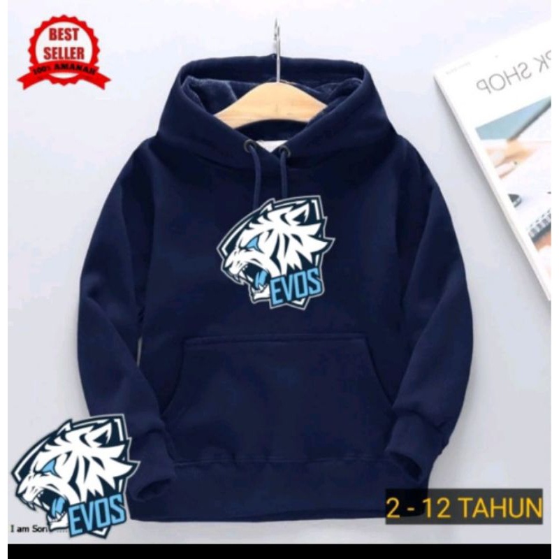 EVOS 1- Sweater Hoodie Anak Usia 2-13 Tahun Bahan Tebal Dan Lembut-ROSI  RAZSTORE
