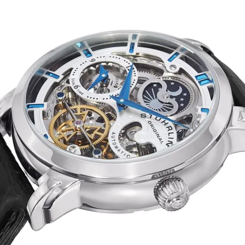 Jam Tangan Pria Automatic Stuhrling Original Anatol 371 chronos