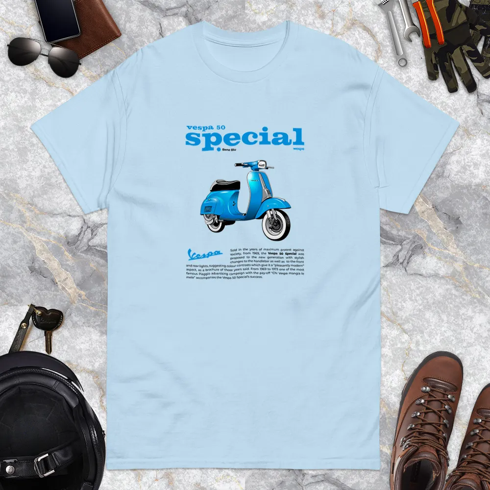 Tee Shirts Maglietta Vespa 50 Special T-shirt Special Di Mc2 Saint