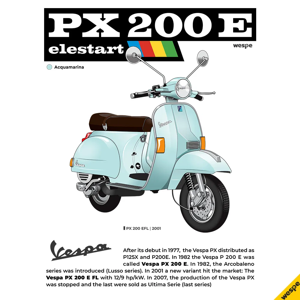 Vespa P150x Vespa Px200e Lusso Vespa PX 200 E Lusso TÜV Neu In